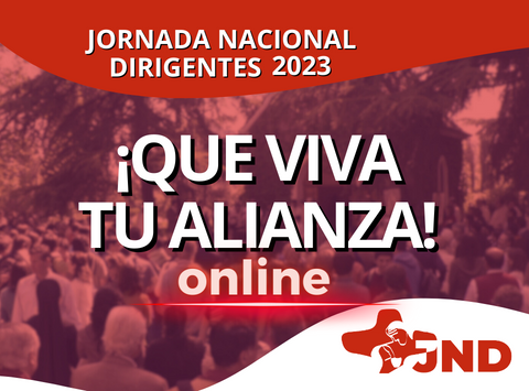 ¡Sigue nuestras transmisiones en vivo! Jornada Nacional de Dirigentes