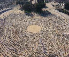 Miles de personas en el Santuario de Maipú