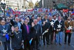Más de cien mil personas marcharon en Chile para celebrar la vida